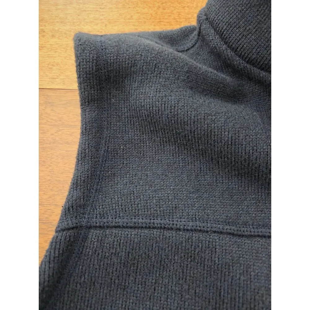 Men's The North Face‎ Fleece Vest Large Blue Full Zip Business Logo